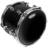 Evans Black Chrome Drum Head, 14 Inch