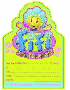 Fifi Party Invitations (Pad Of 20)