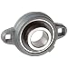Boston Gear XL21 Mounted Bearing, Flange, Light Duty, 2 Bolts, 1 Bore