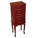 Mele Caroline Walnut Finish Jewelry Armoire 888-11