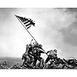 Iwo Jima (Raising American Flag) Art Poster Print - 16x20
