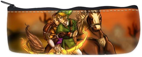 Custom Legend of Zelda Art Zippered Pen Pencil Case Bag (Two Sides)
