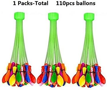 3 Bunches Magic Water Balloons/ 110 Bunch Oh Balloons Filling in 60 Seconds by a Hose Attachment, Revolutionary for A Water Balloons Battle