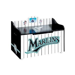 Florida Marlins Mlb Wooden Toy Chest