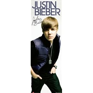 Justin Bieber - Personality Door Poster (Vest & Signature) (Size: 21