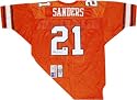 Barry Sanders Oklahoma State Cowboys Autographed Russell Athletic Authentic Orange Jersey