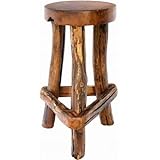 Groovy Stuff Teak Wood Sawtooth Bar Chair - Tf-797-30