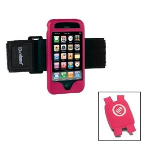 Tuneband and Shoe Pouch for iPhone 3G and iPhone 3GS, Grantwood Technology's Armband, Silicone Skin and Screen Protector, Includes Shoe Pouch for Nike+iPod, Assorted Colors