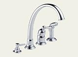 Delta Select 61202-BB136 Providence Classic Single Handle Kitchen Faucet W/ Side Spray and Soap Disp