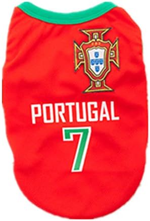 Outake Worldcup Pet Clothes Dog Vest Big/small Dog Soccer Jersey 8 colors 10 sizes