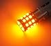 JDM ASTAR Bright AX-2835 Chipsets 1157 2057 2357 7528 LED Bulbs for Turn Signal,Amber Yellow