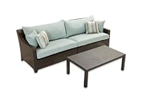 Big Sale RST Outdoor OP-PESOFT-BLS-K Bliss Sofa and Coffee Table Set
