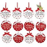 ORNAMENT SET NAUGHTY OR NICE RESIN