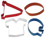 Wilton 4 Piece Football Cookie Cutter Set