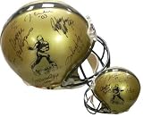 George Rogers Autographed/Hand Signed Heisman Trophy Winners Full Size Authentic Gold Helmet- 16 sig