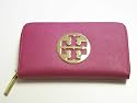 TORY BURCH トリーバーチ レザーウォレット長財布【ローズピンク】並行輸入品