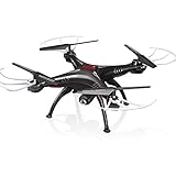 Cheerwing Syma X5SW FPV 2.4Ghz 4CH 6-Axis Gyro RC Headless Quadcopter Drone UFO with HD Wifi Camera (Black)