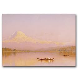 Mount Rainier, Washington Territory - Box Set of 12 Greeting Cards and matching patterned envelopes