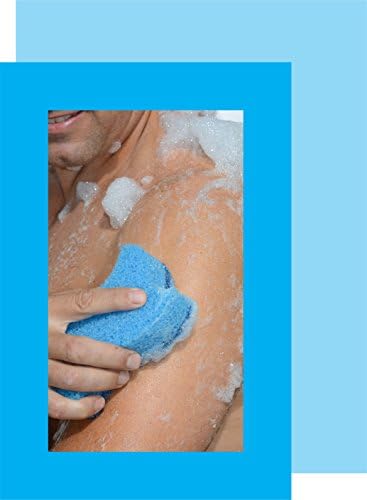 Skin Triks Set of 2 Exfoliating Bath Sponges Blue &amp; Blue
