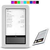 Silcone Skin for Barnes and Nobles Nook eReader + Screen Protector (Clear)