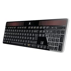 Logitech K750 Tastatur f�r PC solar schnurlos schwarz  (deutsches Tastaturlayout, QWERTZ)