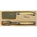 Ivory Acrylic Laguiole Verdier 2 Piece Cheese Set in Box