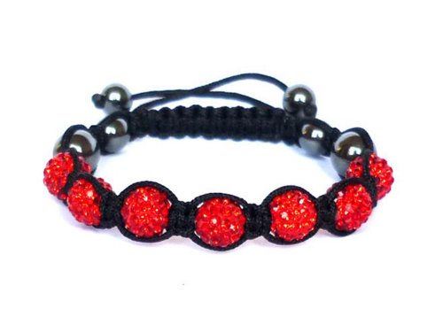 Dream Jewelry 2012 Shamballa Style Bracelet Mens Ladies 7*10mm Rhinestone Disco Ball Beads