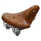 Leder Fahrradsattel Herren braun Ledersattel Fahrrad