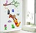 Rebecca Online Kids Room Decor Cartoon Wall Stickers Winnie the Pooh and Tigger Wall Sticker Kids Room Decor