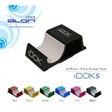 ALON iDokS Black スマートアルミニウムスタンド for iPod / iPhone＆All Smart Phone