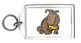 Keychain with animal, watchdog, animals, guard, dog, Bulldog
