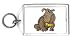 Keychain with animal, watchdog, animals, guard, dog, Bulldog