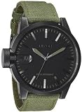 Nixon Chronicle Watch - Men's Matte Black/Surplus, One Size
