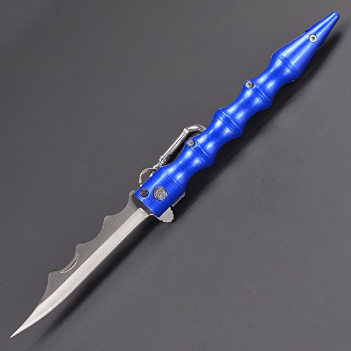 SZCO Supplies Kubaton Folding Knife, Blue