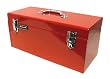 HOMAK RD00120920 20-Inch Steel Flat-Top Tool Box Red