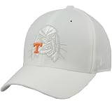 Zephyr Tennessee Volunteers White Vortex Fitted Hat