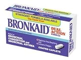 Bronkaid Dual Action Bronchial Relief, Coated Caplets, 60 Coated Caplets