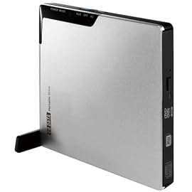 I-O DATA バスパワー対応ポータブルDVDドライブ DVRP-U8XLE