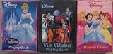 3 New Decks Disney's Princess and Villains Playing Cards by Bicycle