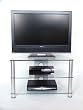 Demagio DM021 Meuble TV en verre avec 3 �tag�res Transparent (Import Royaume Uni)