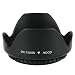 58mm Hard Tulip Lens Hood for Canon Rebel T1i 500D 450D 50D