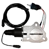 QTP Exhaust Cutout (Valve/Wiring/Toggle Switch) - 3", Single Kit