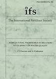 Agricultural phosphorus in relation to its effect on water quality