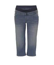 Under bump crop jeans