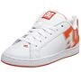 DC Women's Court Graffik Sneaker,White/Mandarin,10 M