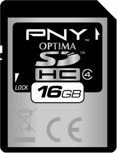 PNY Secure Digital (SDHC) Card High Capacity 16GB Optima Speicherkarte (original Handelsve Preisvergleich
