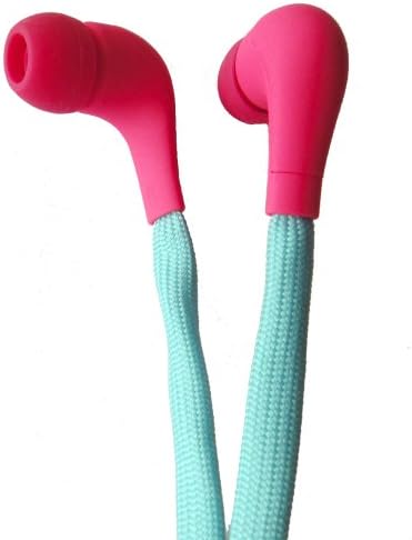Kokopa HF-SHOE-BLUPNK Stereo Music Earbuds - Retail Packaging - Blue and Pink