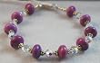 Dyed Chryscola w/Clear (Small) Stone Bracelet