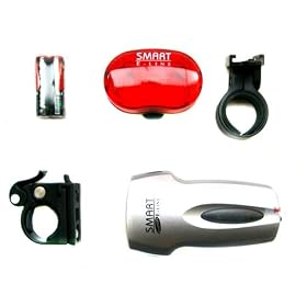 Smart Halogen Front + LED Rear Cycle Lightset