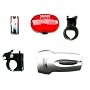 Smart Halogen Front + LED Rear Cycle Lightset